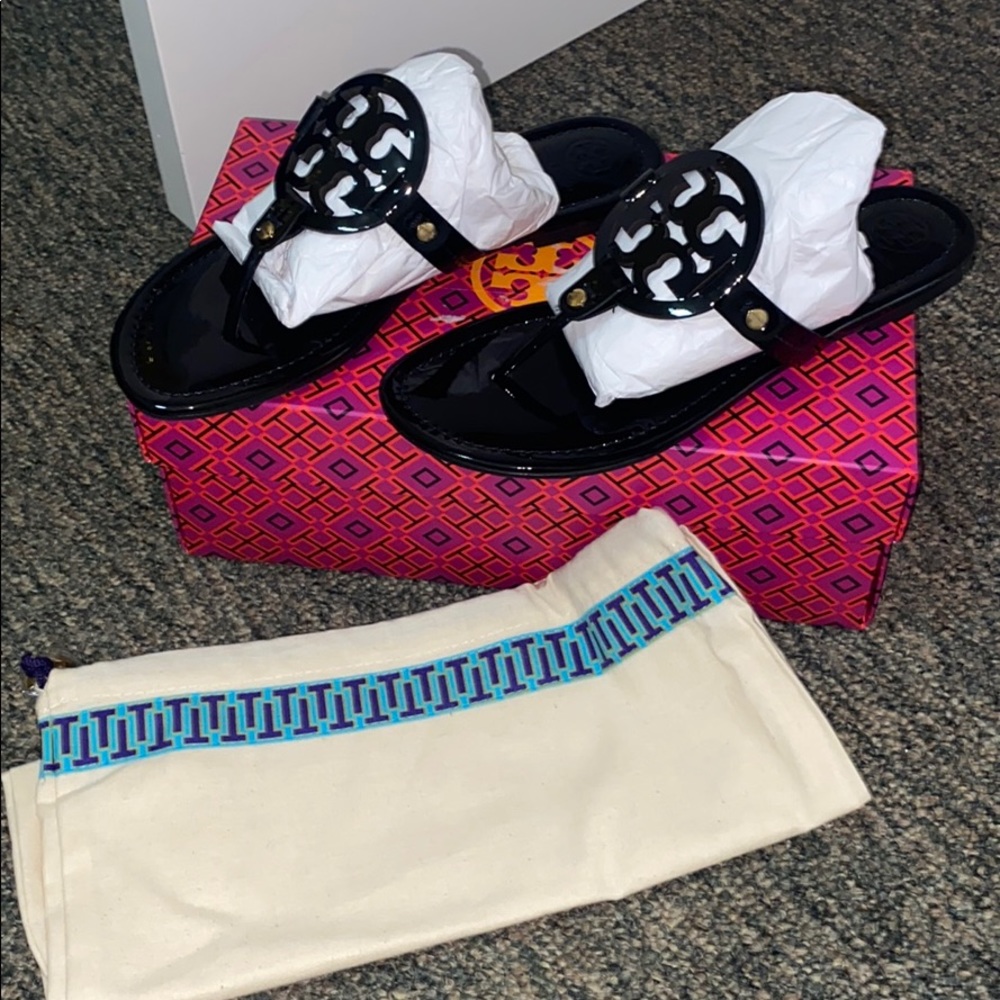 Tory burch miller perfect black-PATENT sandals